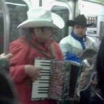 They have entertainment in the subway! How Cool!